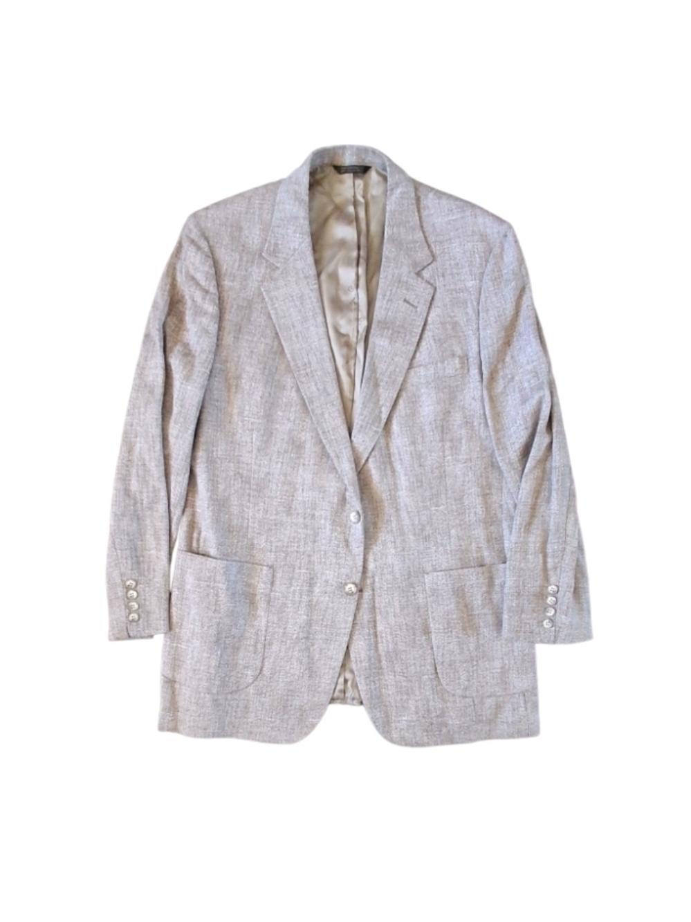 Vintage With Union Tag Men's NINO CERRUTI PARIS Tan Blazer
